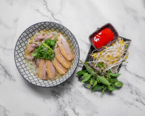 Phở in a bowl